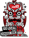 Go Local Asheville sticker